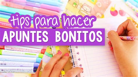 CÓMO HACER APUNTES BONITOS Y PERFECTOS   Tips regreso a ...