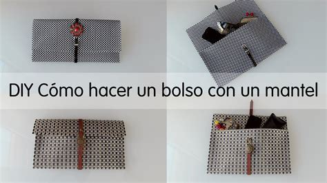 Cómo hacer bolso con mantel, hazlo tu mismo DIY   YouTube