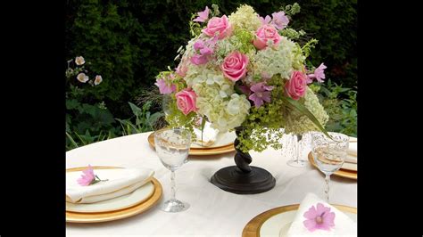 como hacer centros de mesa con flores naturales para boda ...