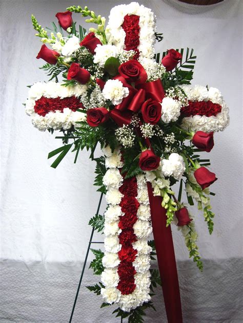 como hacer centros florales para cementerio 14