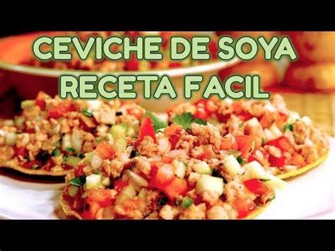 COMO HACER CEVICHE DE SOYA | Ceviche de Soya   ¡Sencillo y Saludable ...