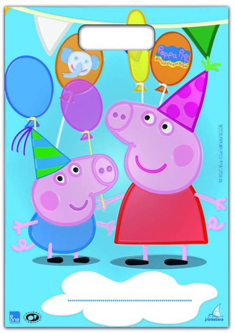 como hacer cotillon de peppa   Buscar con Google | Fiesta de cumpleaños ...