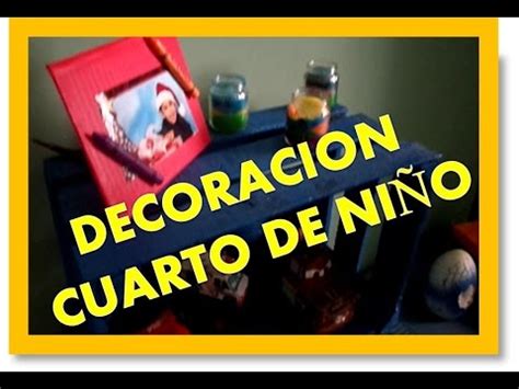 como hacer decoracion para cuarto de niño reciclando ...