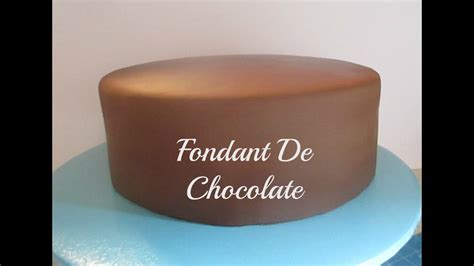 Cómo Hacer Fondant De Chocolate y Cubrir El Pastel Muy ...