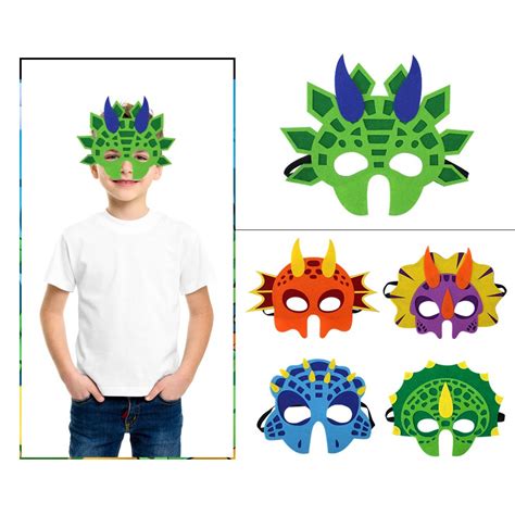 Como Hacer Mascaras De Dinosaurios Para Niños   Varios Niños