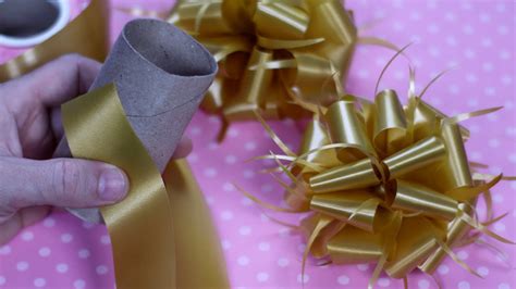 Como hacer moños con cinta   moños para regalo   gustavo gg   DIY   YouTube