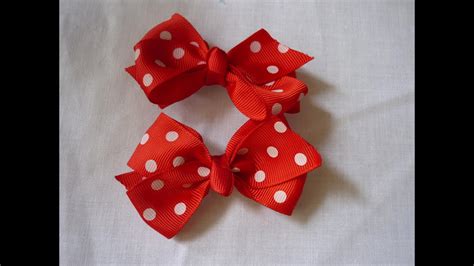 Como Hacer Par Moños Elegantes,How to make elegant bows ...