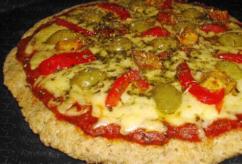 Cómo hacer pizza de avena sin harina al horno, riquísima y saludable.