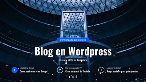 Como hacer un blog con wordpress   YouTube