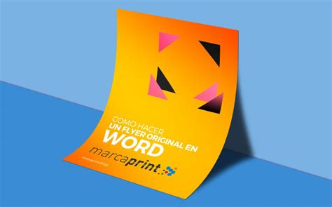 ¿Cómo hacer un flyer original en Word?   Blog de Marcaprint