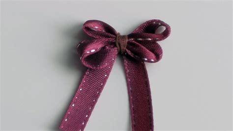 Como hacer un lazo pequeño | How to tie a tiny ribbon bow | Lazos de ...