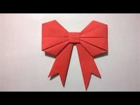 COMO HACER UN MOÑO DE PAPEL   How to make a paper bow ...