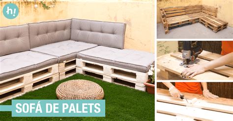 Cómo hacer un sofá de palets para la terraza | Como hacer un sofa ...