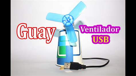 Cómo hacer un ventilador USB | fácil tutorial | Proyecto ...