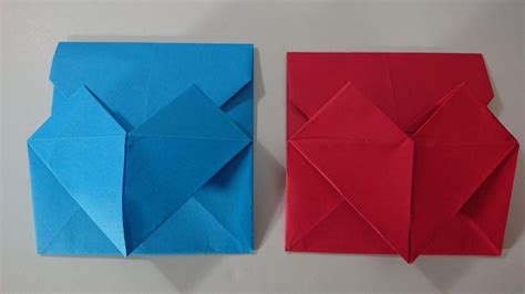 Como hacer una carta corazón de papel    Origami de amor ...