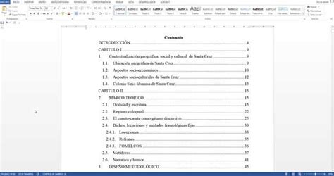 Cómo hacer una tabla de contenido en Word   ComoFriki