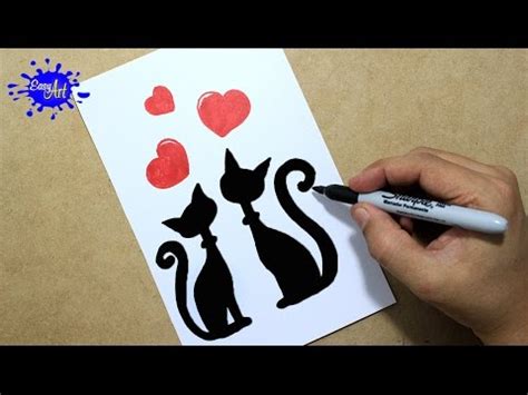Como hacer una tarjeta de amor san valentin/ How to draw a ...