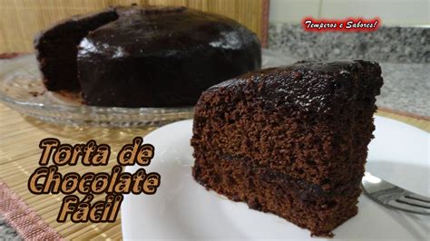 como hacer una torta sencilla de chocolate