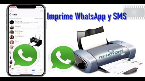 Comó imprimir mensajes de texto y/o de WhatsApp en iPhone ...