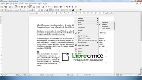 Cómo Insertar Imágenes en LibreOffice  Writer    YouTube