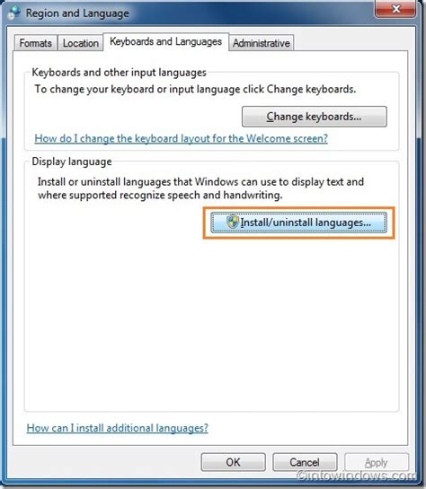 Cómo instalar los paquetes de idioma de Windows 7