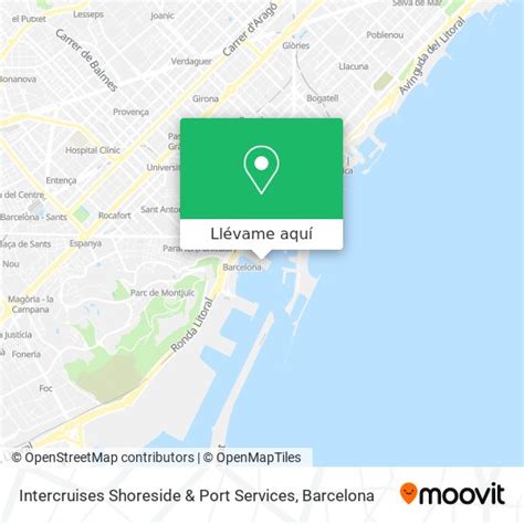 Cómo llegar a Intercruises Shoreside & Port Services en Barcelona en ...