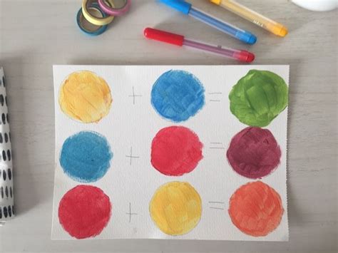 Cómo mezclar colores primarios   La Tribu Craft | Colores ...