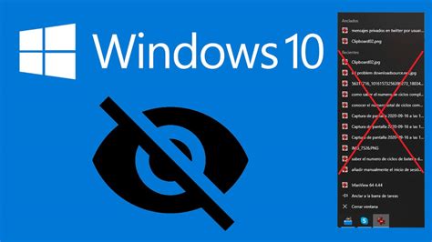 Cómo ocultar archivos recientes en programas de Windows 10