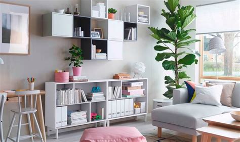 Cómo ordenar el salón con muebles Ikea. Decoración del hogar.