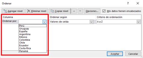Cómo ordenar filas alfabéticamente en Excel • Excel Total