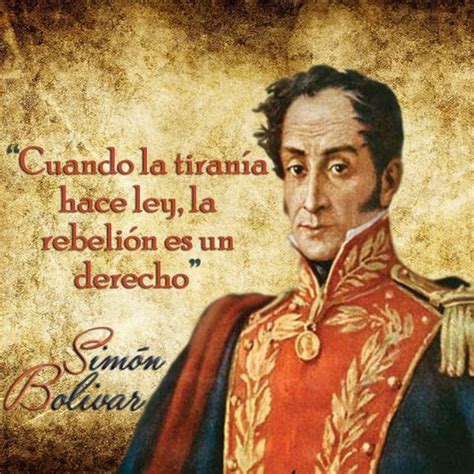 Como pensaría o actuaria Simón Bolívar ante la situación ...