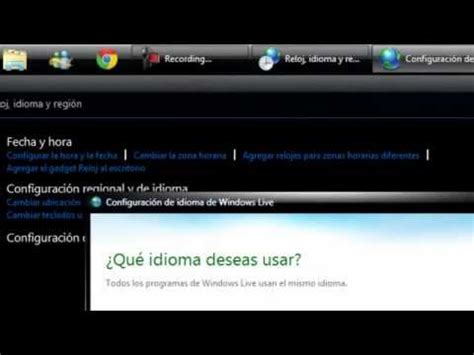 Como poner la computadora en español windows 7   YouTube