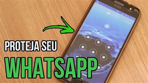 Como proteger o WhatsApp com SENHA no Android   YouTube