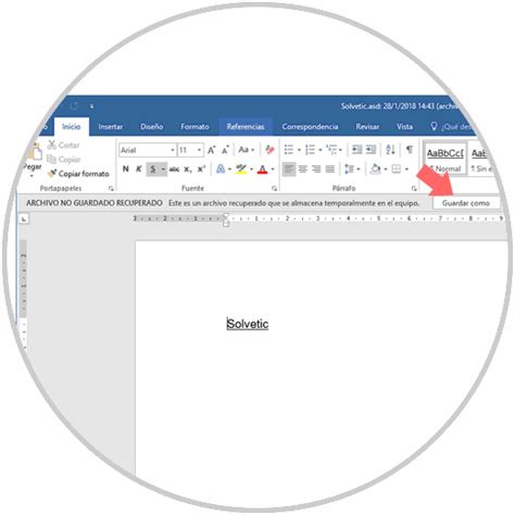 Cómo recuperar documentos no guardados en Microsoft Word ...