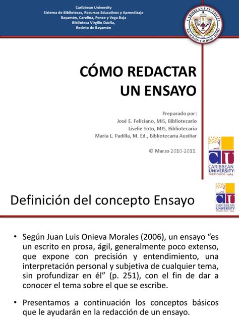 COMO_REDACTAR_UN_ENSAYO.pdf | Ensayos | Narrativa