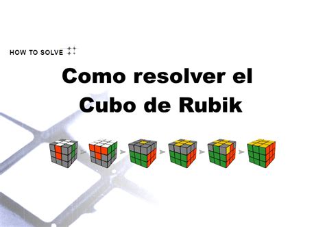 Como resolver un cubo de Rubik   Para Principantes