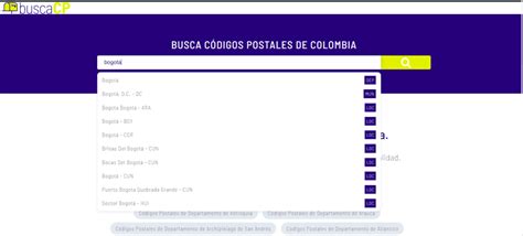 ¿Cómo saber mi código postal en Colombia?