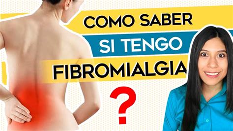 ¿Como saber si tengo Fibromialgia? Test para el ...