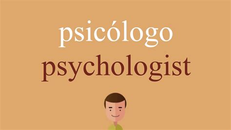 Cómo se dice psicólogo en inglés   YouTube