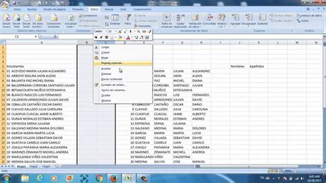 Como Separar Nombres y Apellidos en Excel Pamateriales ...
