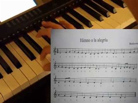 como tocar el himno a la alegría en piano  lección #3 ...