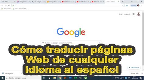 Cómo traducir Paginas Web de cualquier idioma a español en ...