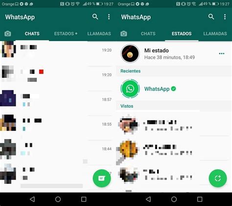 Cómo usar los nuevos Estados de WhatsApp
