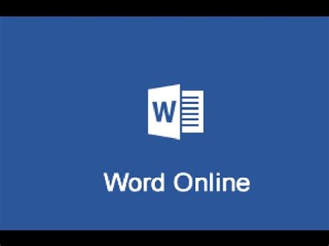 Cómo usar Office Word Gratis  Online    YouTube