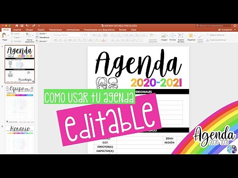 Cómo usar tu agenda Editable?   Agenda para Maestros 2020 2021
