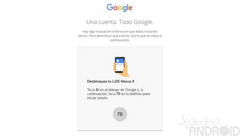 Cómo usar tu móvil para iniciar sesión en Google