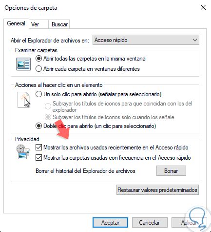 Cómo ver archivos recientes Windows 10   Solvetic