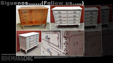 Cómoda vintage estilo shabby / Vintange chest drawer in ...