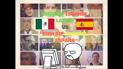 Comparación Doblaje Español Latino VS Español España ...