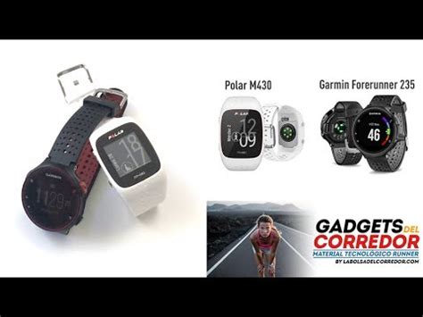 Comparativa Polar M430 vs Garmin Forerunner 235   YouTube